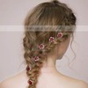 Hairpins Alloy Red Headpieces #LDB03020389