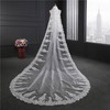 Cathedral Bridal Veils One-tier Lace Applique Edge Sequin Classic #LDB03010188
