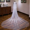 Cathedral Bridal Veils Two-tier Cut Edge Classic #LDB03010221