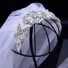 Waltz Bridal Veils One-tier Cut Edge Faux Pearl Classic #LDB03010234