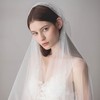 Cathedral Bridal Veils One-tier Cut Edge Sequin Classic #LDB03010254