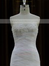 Modest A-line Lace Organza Tulle Cascading Ruffles Court Train Wedding Dresses #LDB00021692