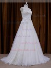 Promotion Sweetheart White Tulle Appliques Lace Princess Wedding Dresses #LDB00021721