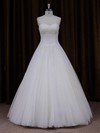 Sweetheart White Tulle Appliques Lace Sweet Ball Gown Wedding Dress #LDB00021809