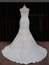 Promotion Trumpet/Mermaid Ivory Lace Sequins Strapless Wedding Dresses #LDB00021893