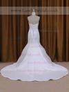 White Trumpet/Mermaid Lace-up Taffeta Ruffles Sweetheart Wedding Dress #LDB00021932