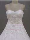 A-line Lace-up Tulle Appliques Lace Sweetheart Gorgeous Wedding Dresses #LDB00021972