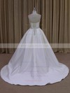 Ball Gown Ivory Taffeta Sashes / Ribbons Sweetheart Lace-up Wedding Dresses #LDB00021977