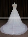Sweetheart Appliques Lace Ivory Tulle A-line Boutique Wedding Dresses #LDB00022059