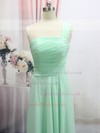 Wholesale Green Ruffles Chiffon Floor-length One Shoulder Prom Dress #LDB020100550
